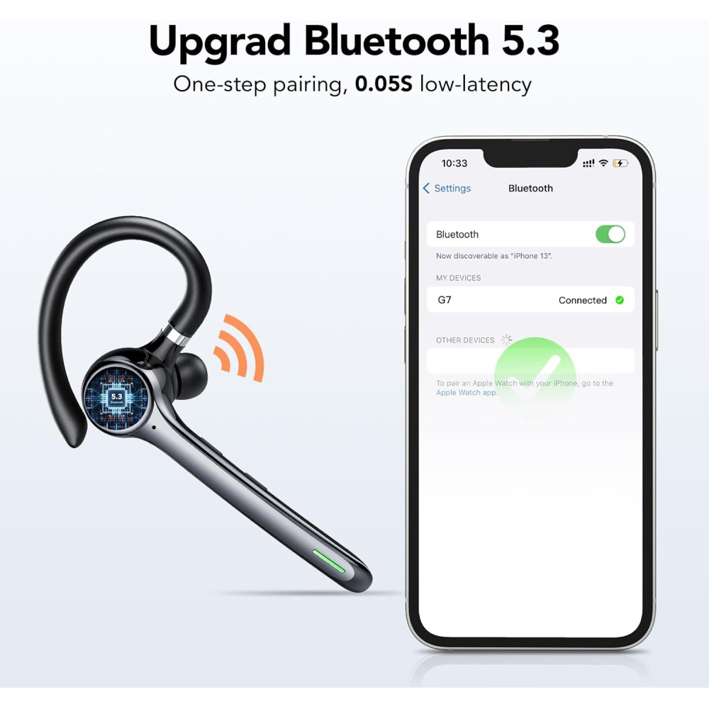 Bluetooth гарнитура Hoxe G7 до 100 часов работы IPX7