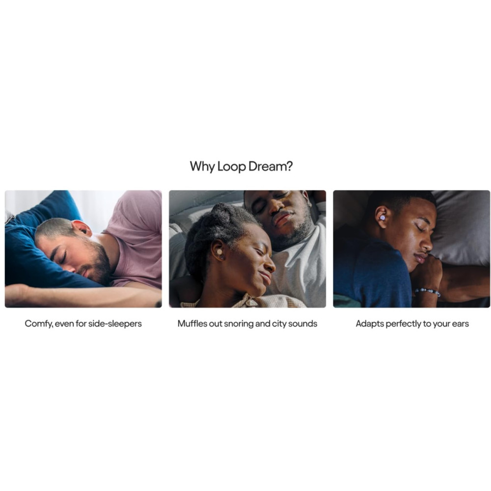 Беруші для сну Loop силікон + memory foam 27 dB SNR
