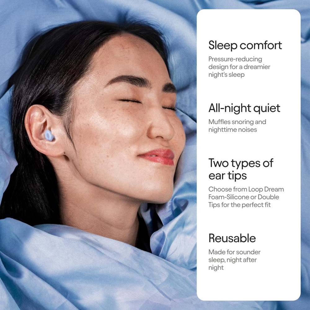 Беруші для сну Loop силікон + memory foam 27 dB SNR