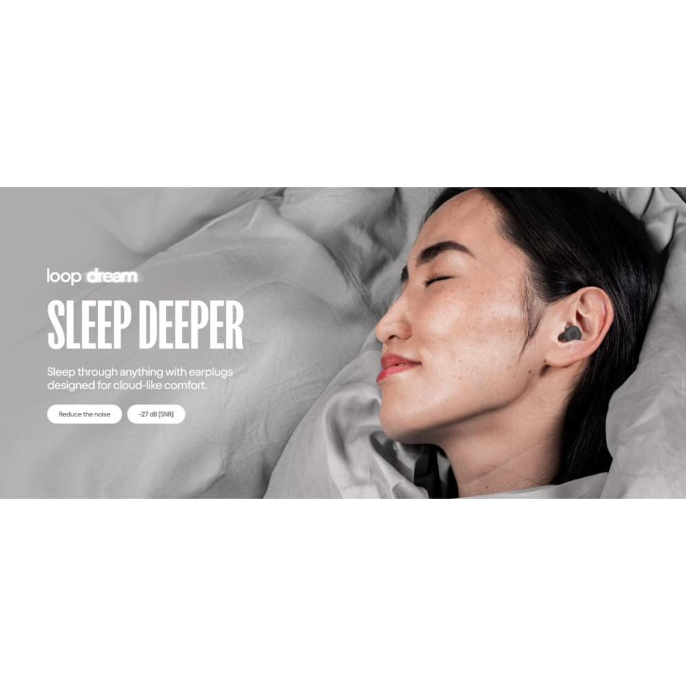 Беруші для сну Loop силікон + memory foam 27 dB SNR