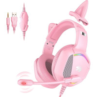 Игровые наушники IMYB A36 с микрофоном RGB подсветка 3 5 мм