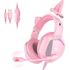 Игровые наушники IMYB A36 с микрофоном RGB подсветка 3 5 мм