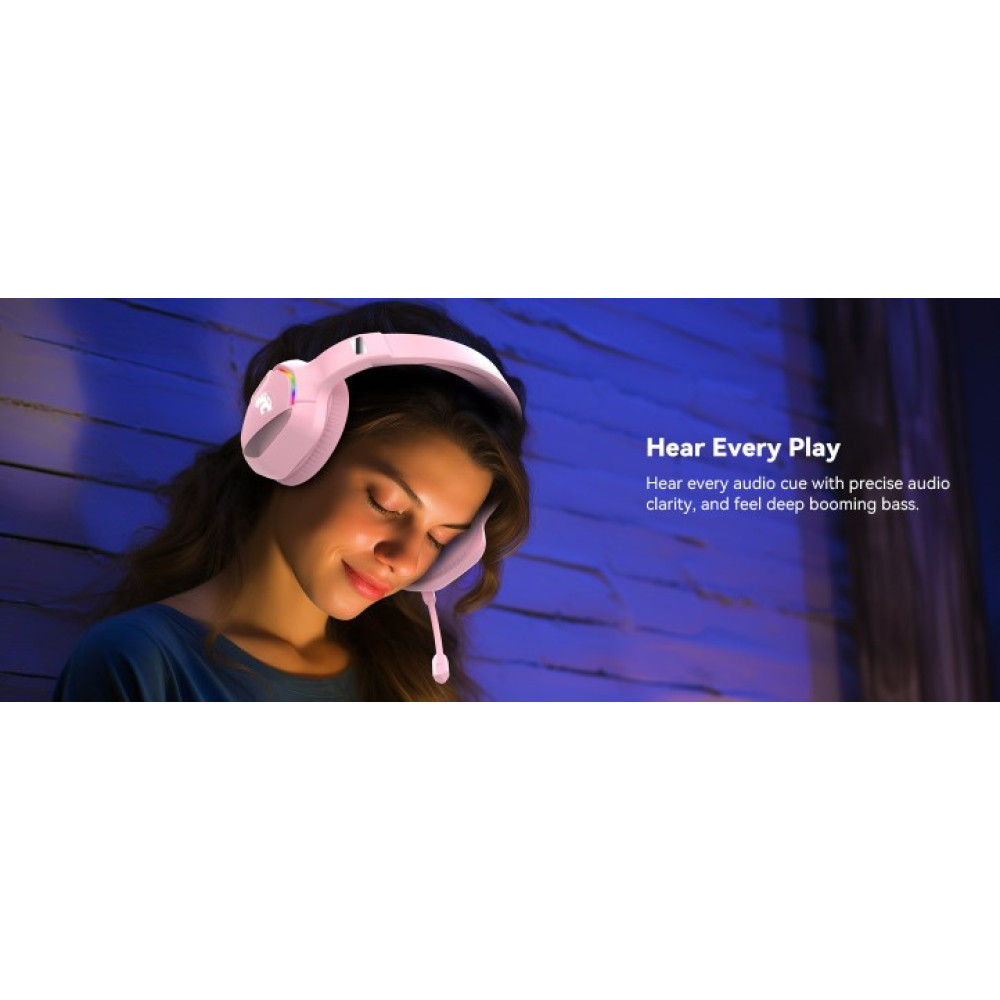 Игровые наушники IMYB A36 с микрофоном RGB подсветка 3 5 мм
