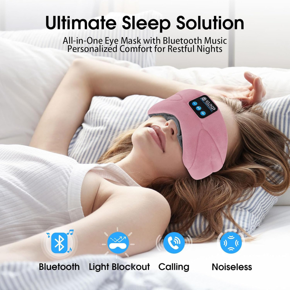 Маска для сну з Bluetooth навушниками LOVE EYE Bluetooth та HD звук