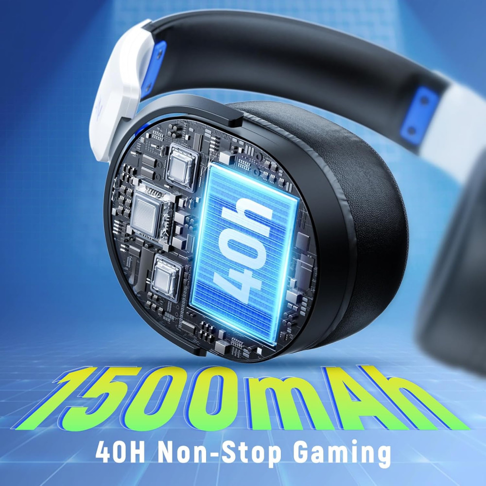 Бездротові ігрові навушники Buwnia G6000 для PS5 PC PS4 RGB підсвітка