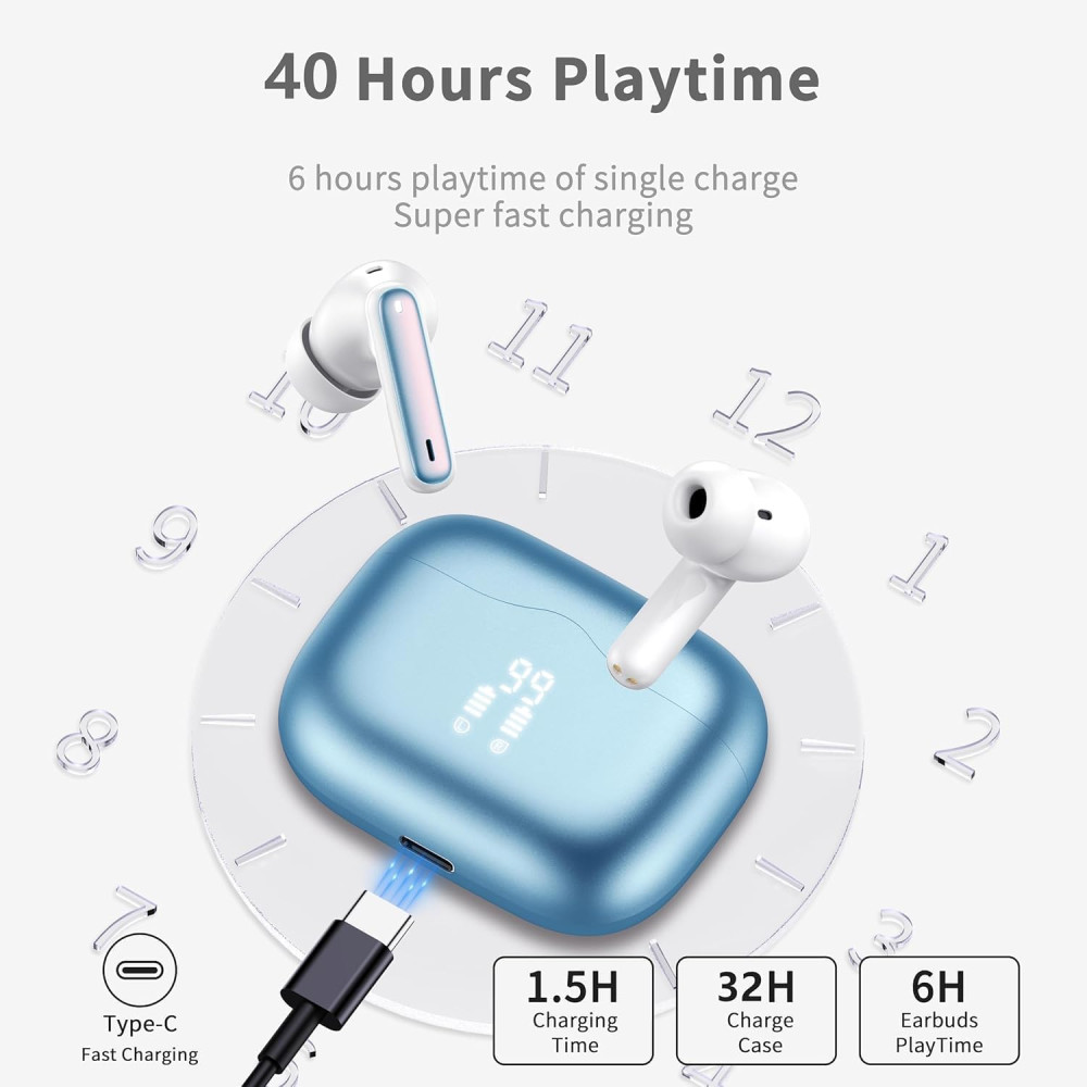 Бездротові навушники Хinwld A97 Pro ENC шумозаглушення 40 годин IPX7