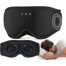 Маска для сна с наушниками Bluetooth 3D для отдыха мягкая дышащая