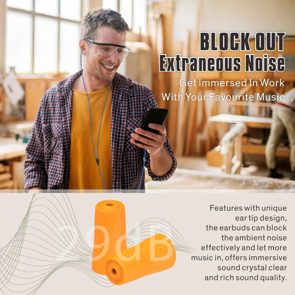 Наушники-беруши Hearprotek для работы и защиты слуха