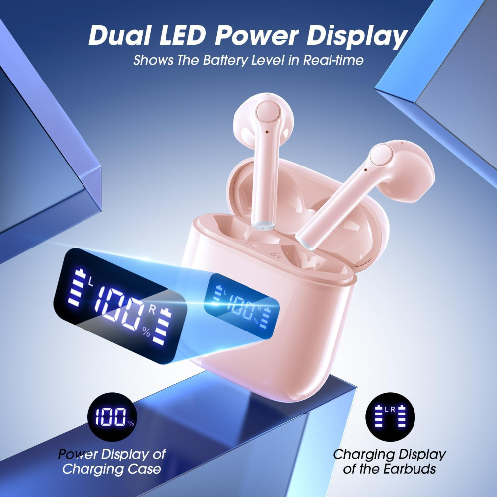 Безпровідні навушники Eissix A1 з LED дисплеєм та Bluetooth 5 3