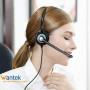Проводная гарнитура Wantek для смартфонов и ПК с шумоподавляющим микрофоном