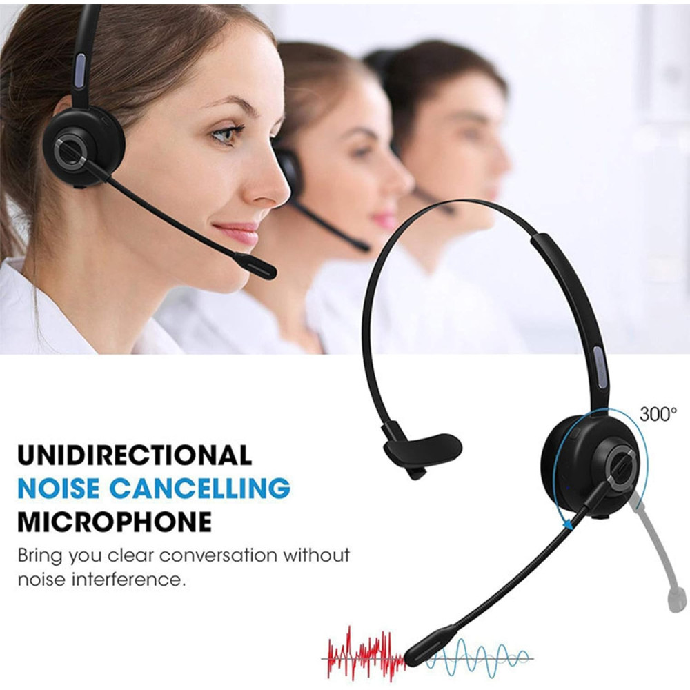 Bluetooth гарнитура BH-M97 On-Ear с шумоподавлением и зарядной станцией