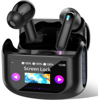Беспроводные наушники QXUFV U9 Bluetooth 5 4 с сенсорным экраном и ANC