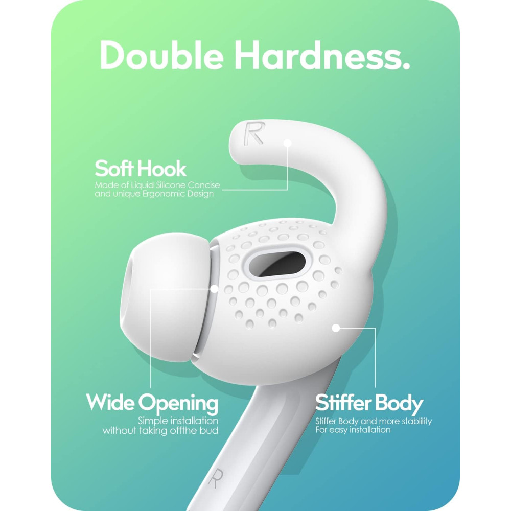 Силіконові гачки тримачі 3 пари Gcioii для наушников Apple AirPods Pro 2-го покоління