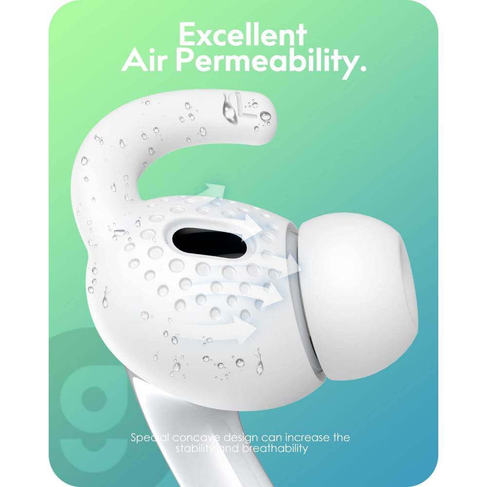 Силіконові гачки тримачі 3 пари Gcioii для наушников Apple AirPods Pro 2-го покоління