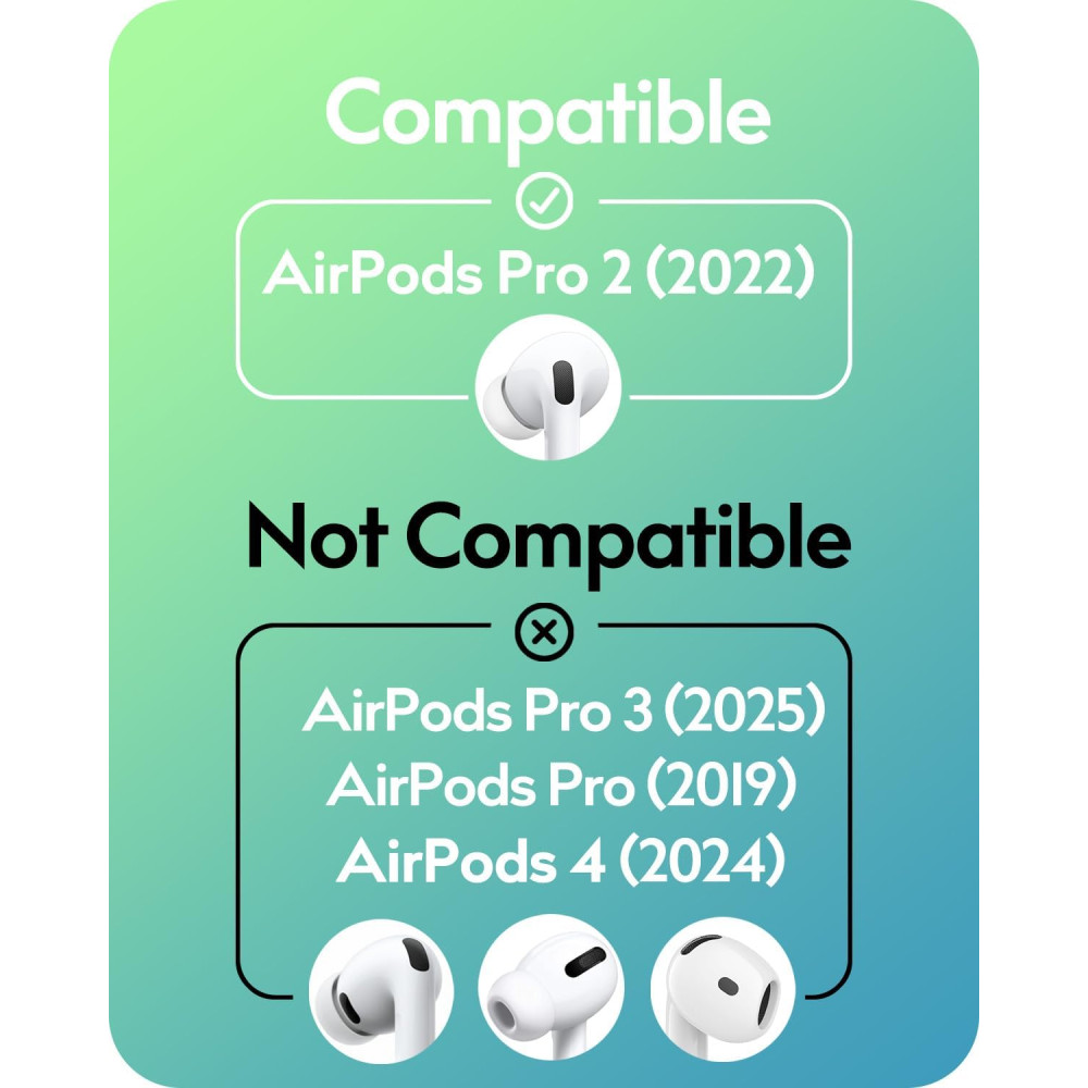 Силіконові гачки тримачі 3 пари Gcioii для наушников Apple AirPods Pro 2-го покоління