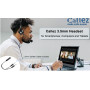Callez Ведущие Наушники с Микрофоном 3.5 мм для Телефона и Компьютер
