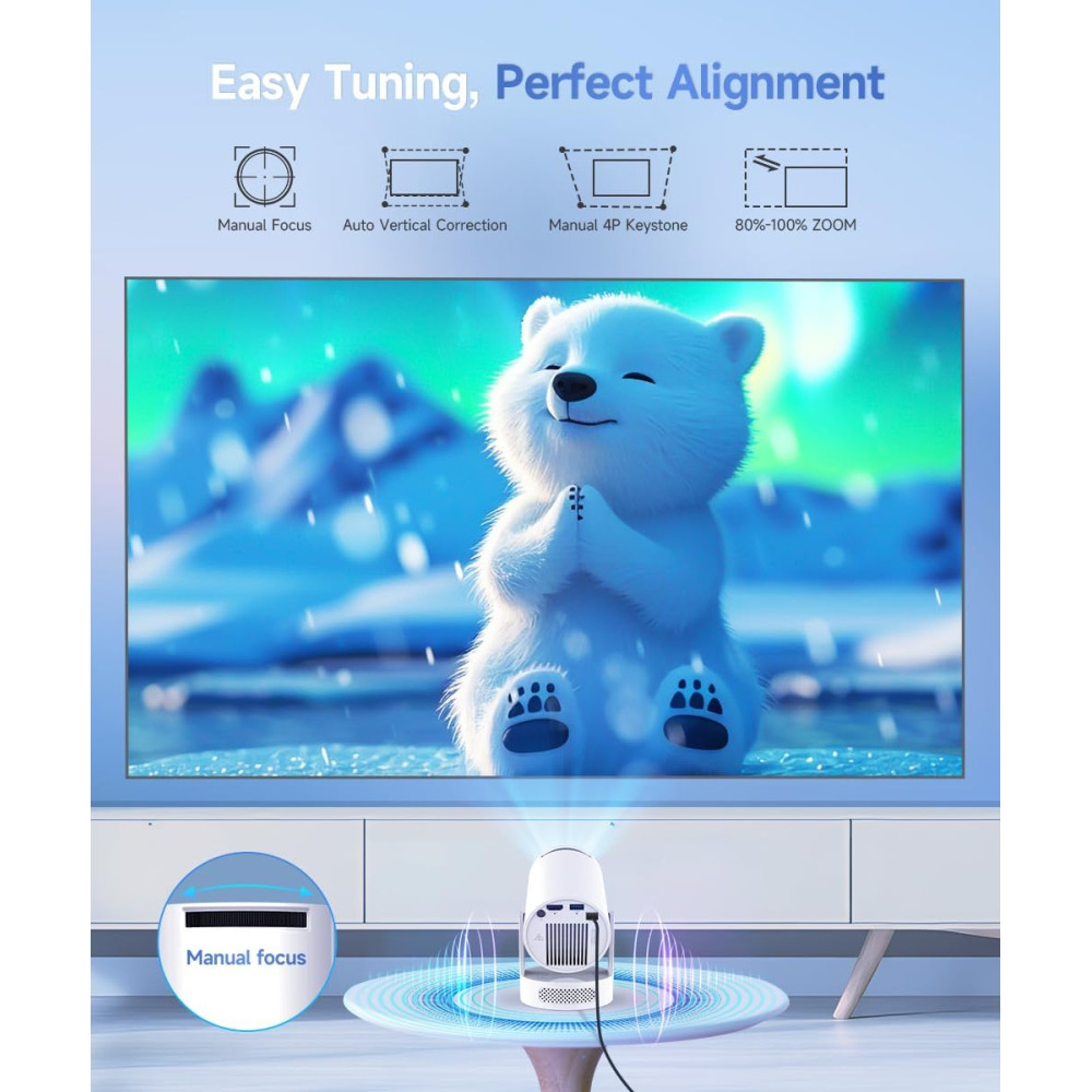 Уценка! Мини проектор Magcubic HY300 Pro+ WiFi 4K автокоррекция Keystone и вращение 180 градусов