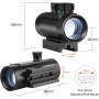 Коллиматорный прицел EZshoot Red/Green Dot Reflex 1×30 с крышками линз для планки 20 мм