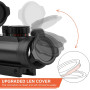 Коллиматорный прицел EZshoot Red/Green Dot Reflex 1×30 с крышками линз для планки 20 мм