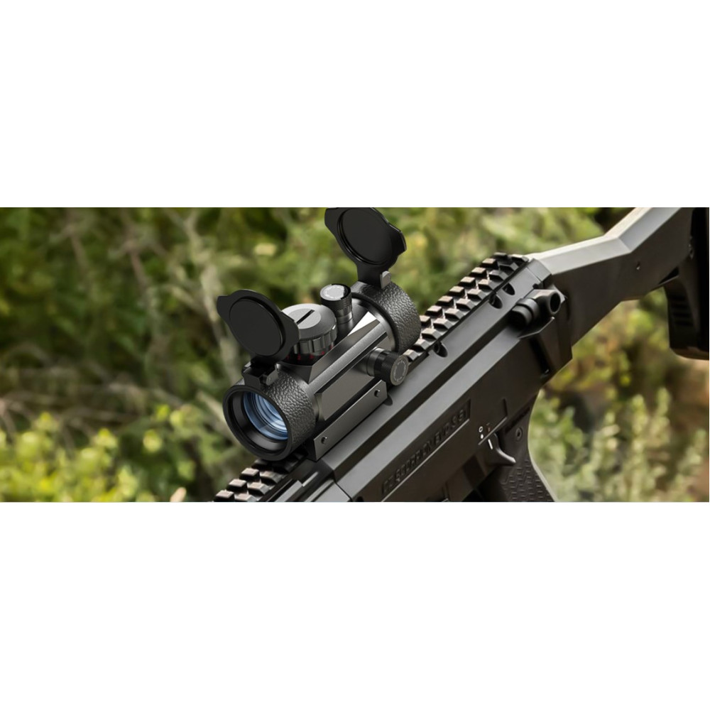 Коллиматорный прицел EZshoot Red/Green Dot Reflex 1×30 с крышками линз для планки 20 мм