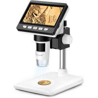 Цифровой микроскоп GlobalCrown RM 50–1000x 4,3 дюйма 1080p с 8 LED