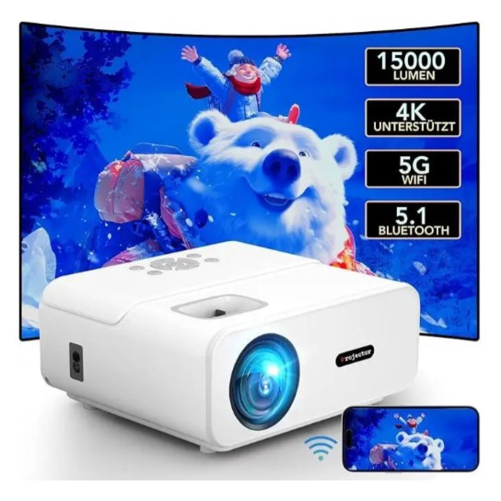 Проектор Giaomar C12 Full HD 1080P 15000 люмен