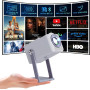 Портативный смарт-проектор K300 Home 1080P 4K HD с Wi-Fi и Bluetooth