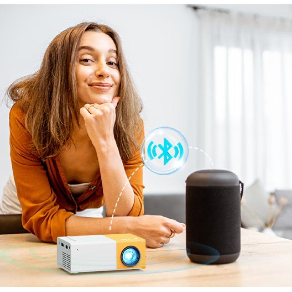 Міні проєктор PVO VF300 портативний WiFi Bluetooth Full HD 1920×1080