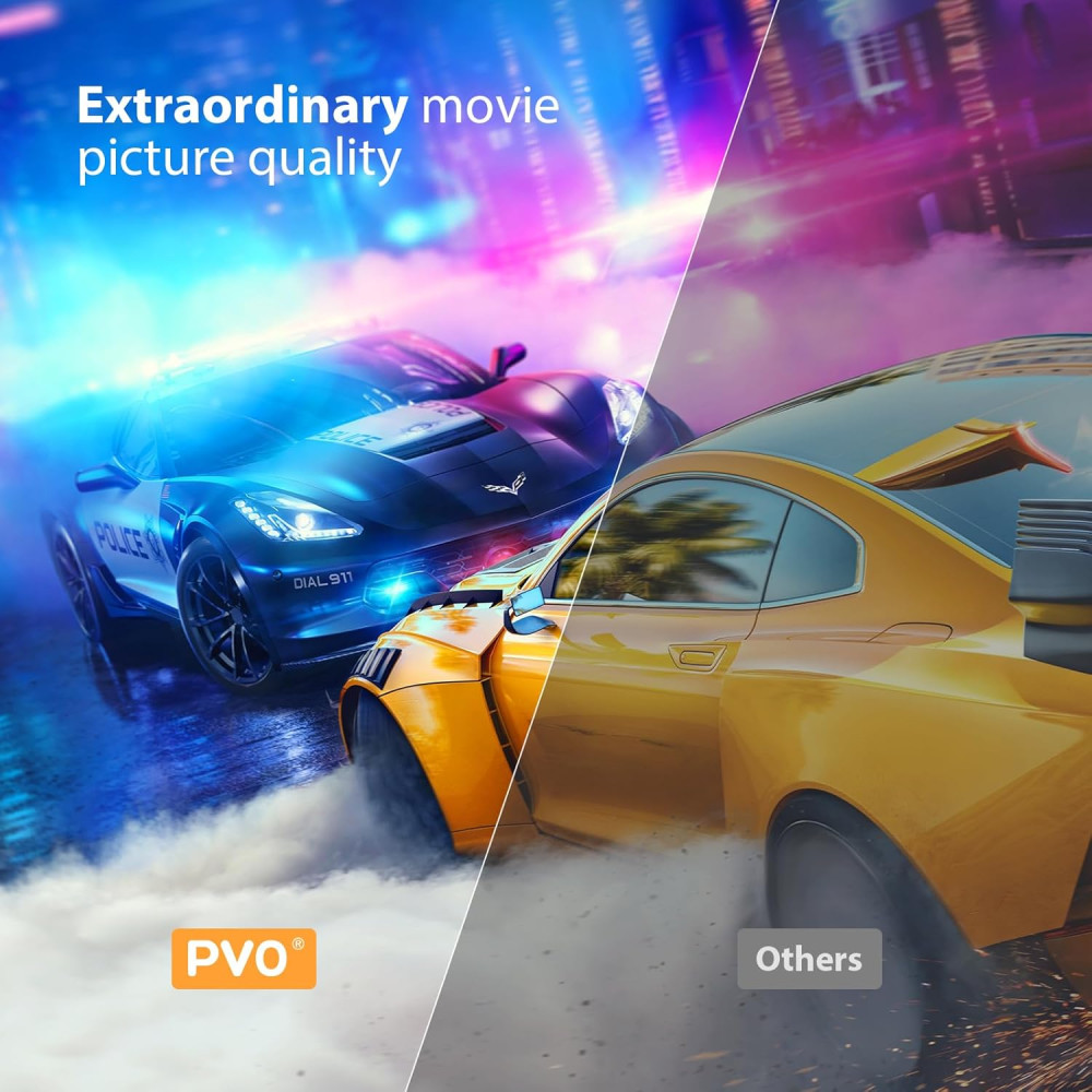 Міні проєктор PVO VF300 портативний WiFi Bluetooth Full HD 1920×1080