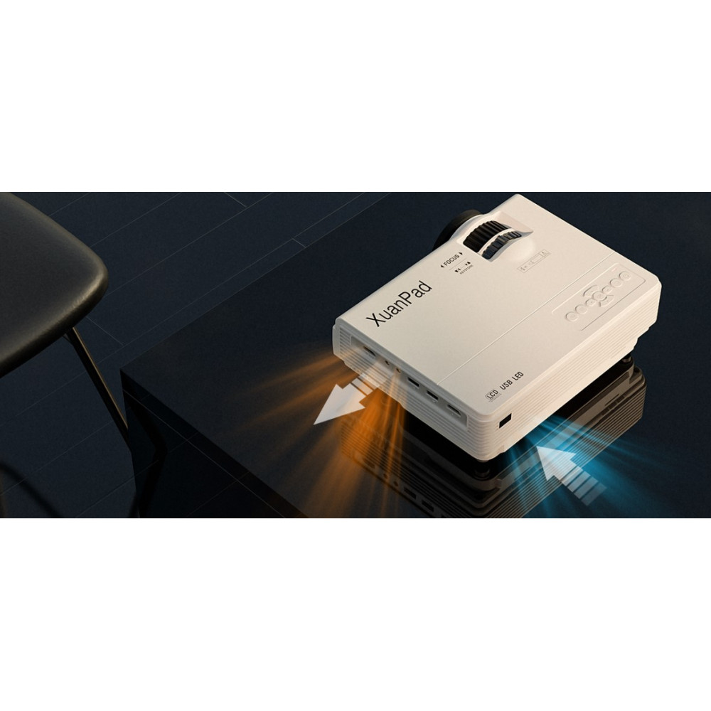 Мини проектор XuanPad 2024 портативный Full HD 1080P LCD