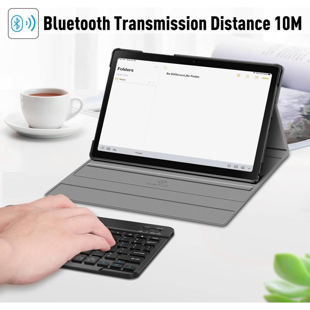 Чехол-клавиатура Fintie для Samsung Galaxy Tab A8 10,5 дюйма с Bluetooth-клавиатурой