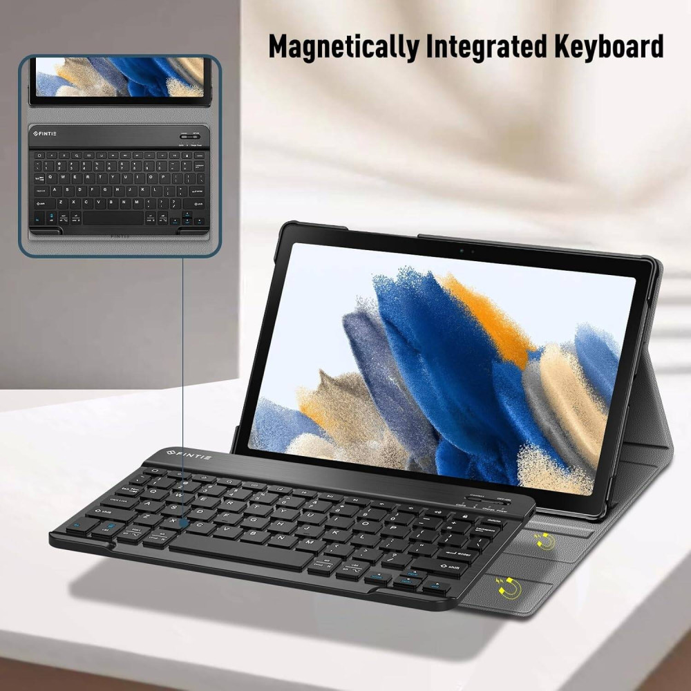 Чехол-клавиатура Fintie для Samsung Galaxy Tab A8 10,5 дюйма с Bluetooth-клавиатурой