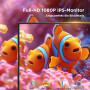 Портативный монитор Laptomo Full HD IPS 1920×1080 HDMI/USB-C со сложной подставкой