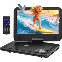 Портативний DVD-програвач ieGeek IK-103 з поворотним HD екраном USB, SD, AV вихід