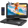 Портативный DVD-проигрыватель ieGeek IK-103 с поворотным HD-экраном USB, SD, AV выход