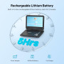 Портативный DVD-проигрыватель ieGeek IK-103 с поворотным HD-экраном USB, SD, AV выход