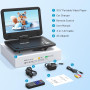 Портативный DVD-проигрыватель ieGeek IK-103 с поворотным HD-экраном USB, SD, AV выход