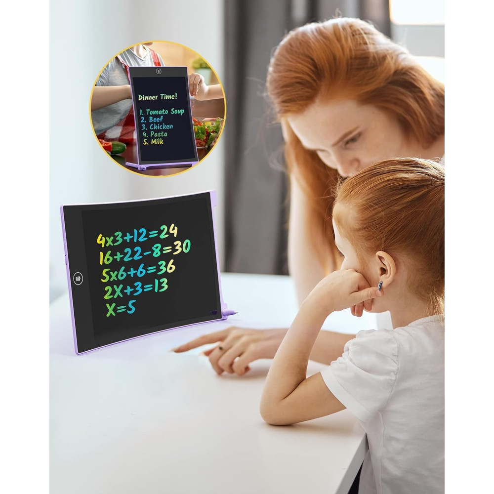 Набор планшетов для рисования TECJOE 2шт с цветным экраном для детей 3–6 лет