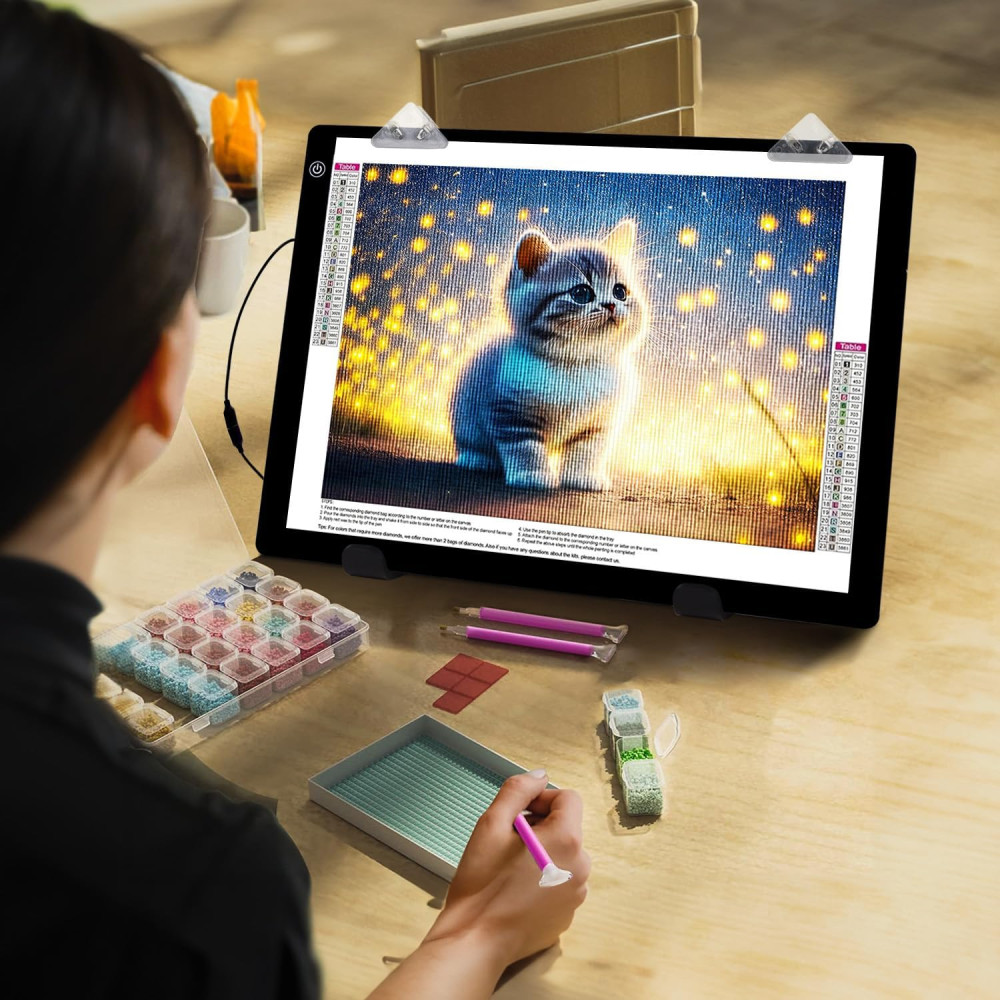 Світловий планшет elice A3 для малювання та 5D алмазної мозаїки