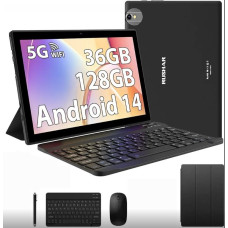 RUSHAR 10 дюймовый планшет на Android 14 с 5G и клавиатурой