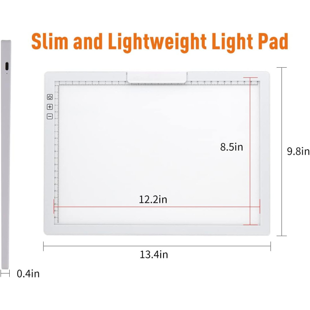 Световой планшет YINGWOND A4 LED с аккумулятором и подставкой