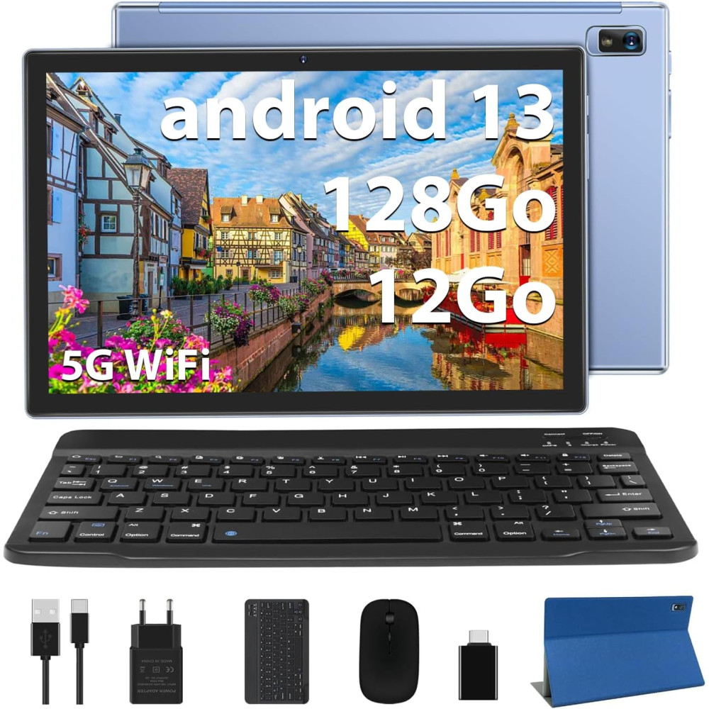 Планшет AOCWEI X900 10 дюймов Android 12 с клавиатурой и мышью