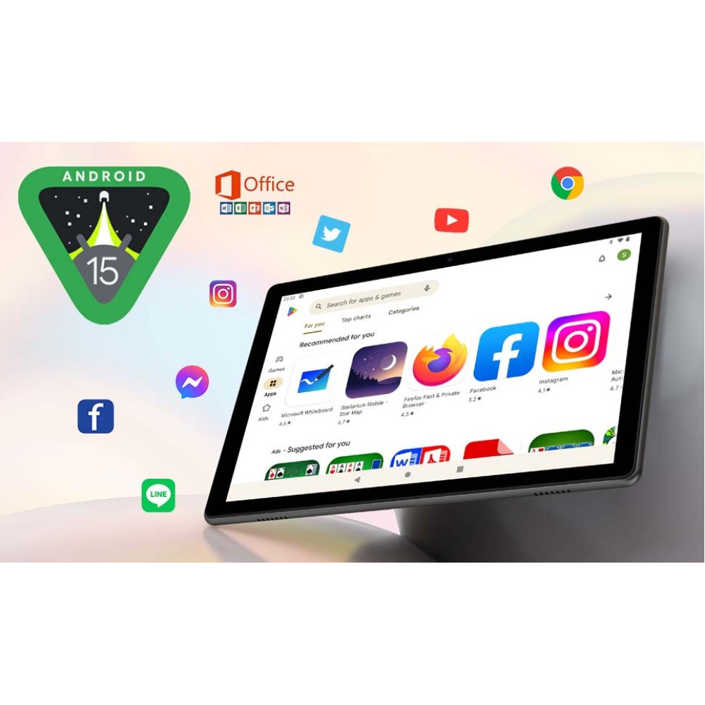 Уценка! Планшет LINROM 10,1 дюйма Android 15 36GB RAM 128GB 8000mAh