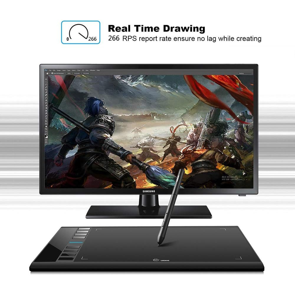 Графический планшет UGEE M708 8192 для рисования совместим с Windows Mac ChromeOS