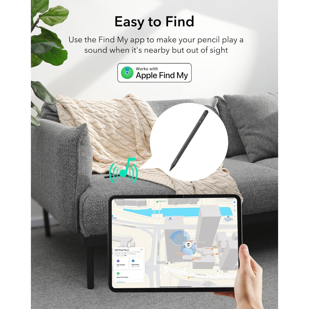 Цифровой стилус ESR для iPad с поддержкой Find My
