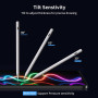 Стилус для iPad 2018–2025 Fuloview P6 универсальный с магнитным креплением