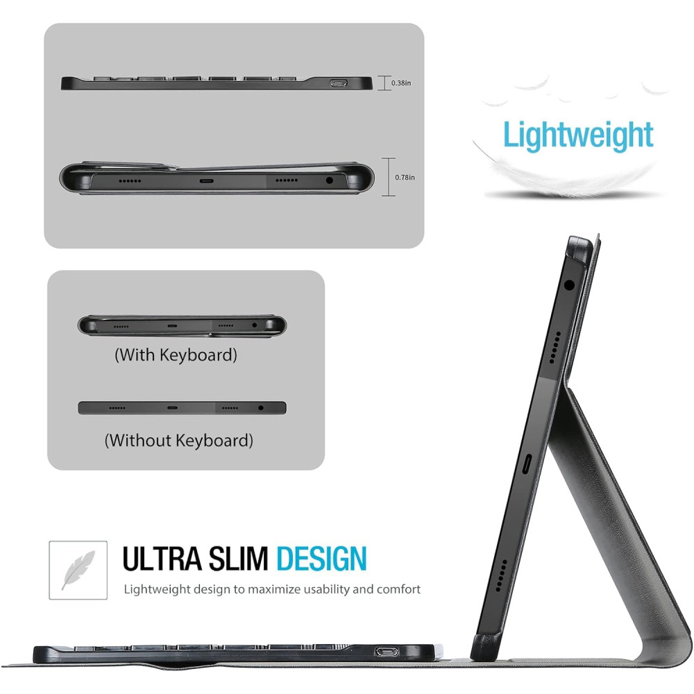 Чехол клавиатура typecase для 10 61діагональ Lenovo M10 Plus 3е поколение и M10 FHD Plus 3е поколение