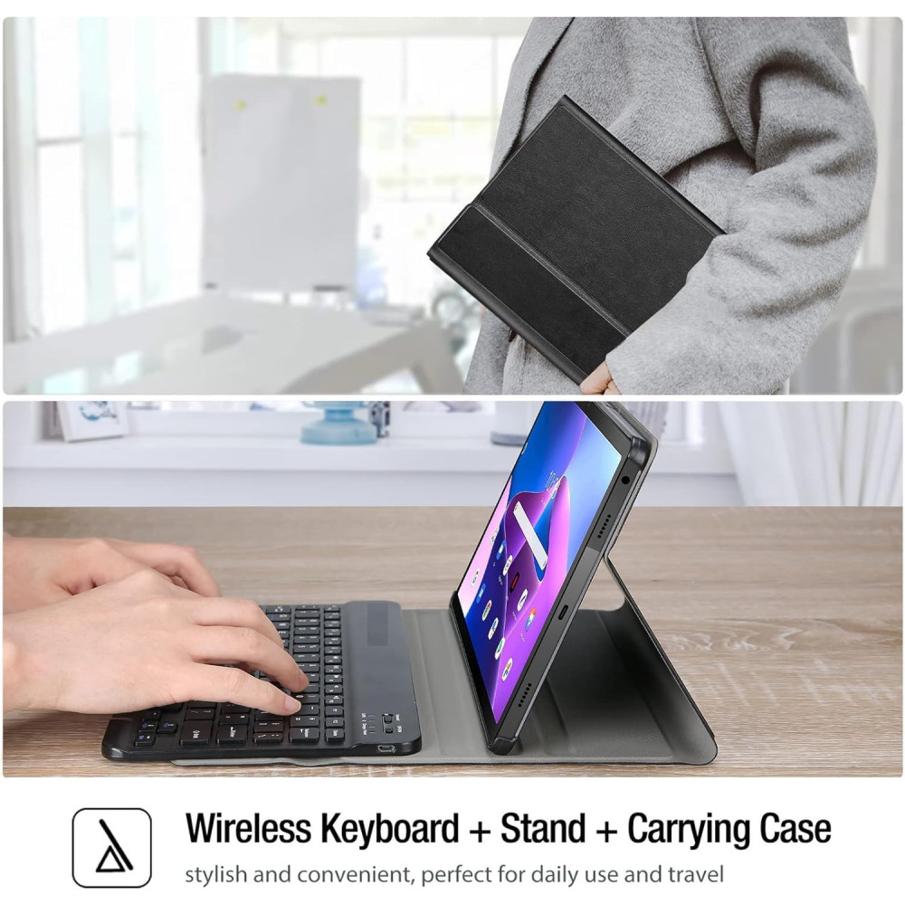 Чехол клавиатура typecase для 10 61діагональ Lenovo M10 Plus 3е поколение и M10 FHD Plus 3е поколение