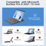 Чохол клавіатура XIWMIX для Microsoft Surface Pro 8 з підсвічуванням 7 кольорів