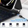 Магнитная клавиатура Bettdow A1901 для iPad с тачпадом и LCD-дисплеем